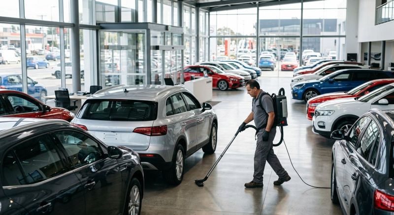 Automobile Dealership Cleaning in Conroe, TX