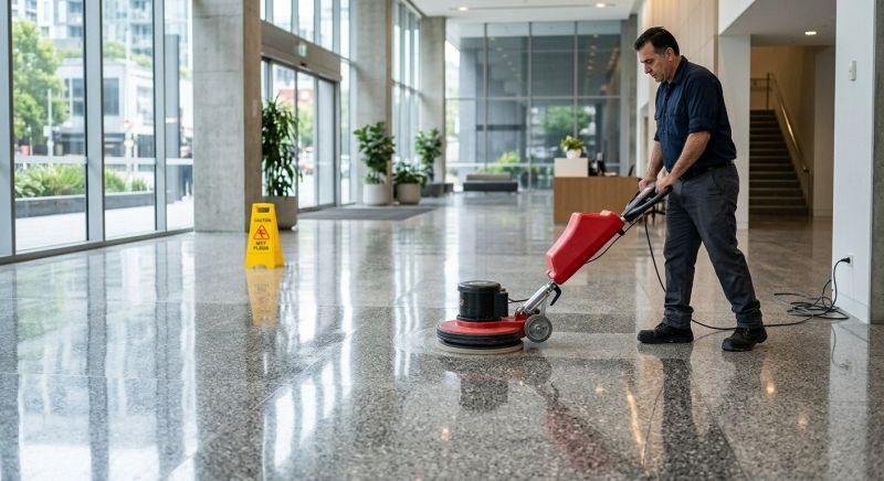 Commercial Floor Shining in Los Angeles County, CA