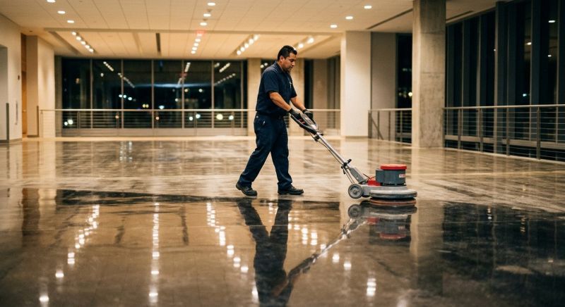 Commercial Floor Shining in Orange County, CA