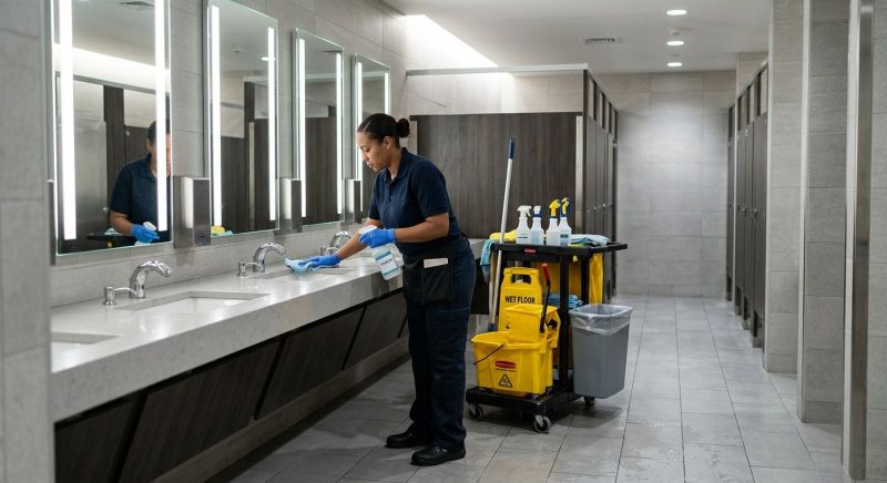 Commercial Restroom Cleaning in Denton, TX