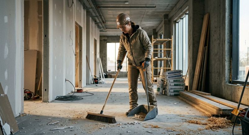 Construction Debris Cleanup in Newark, DE