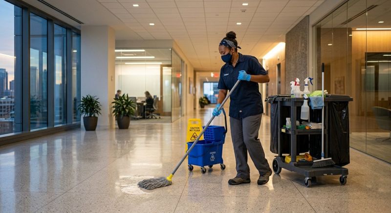 Janitorial Mopping Service in Conroe, TX